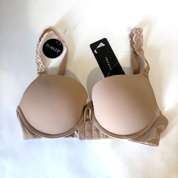NATORI NWT Pure Luxe Push-Up Underwire Bra in Café Size 32B - Picture 4 of 10